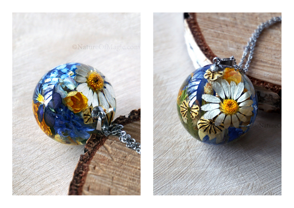 resin-flower-unique-pendant